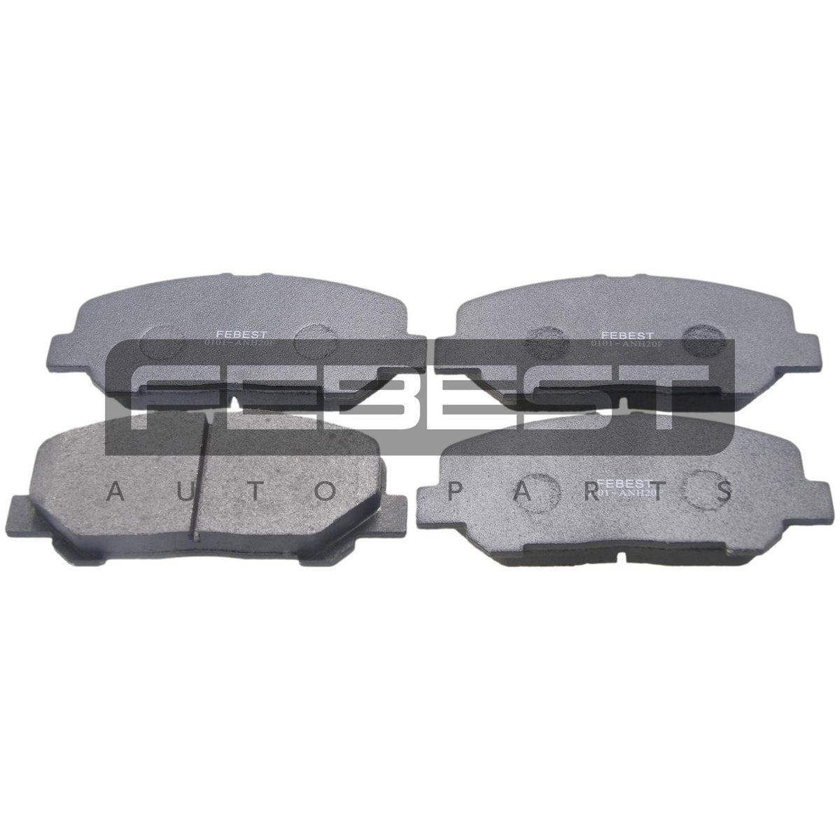 Pad kit, disc brake, front - FEBEST