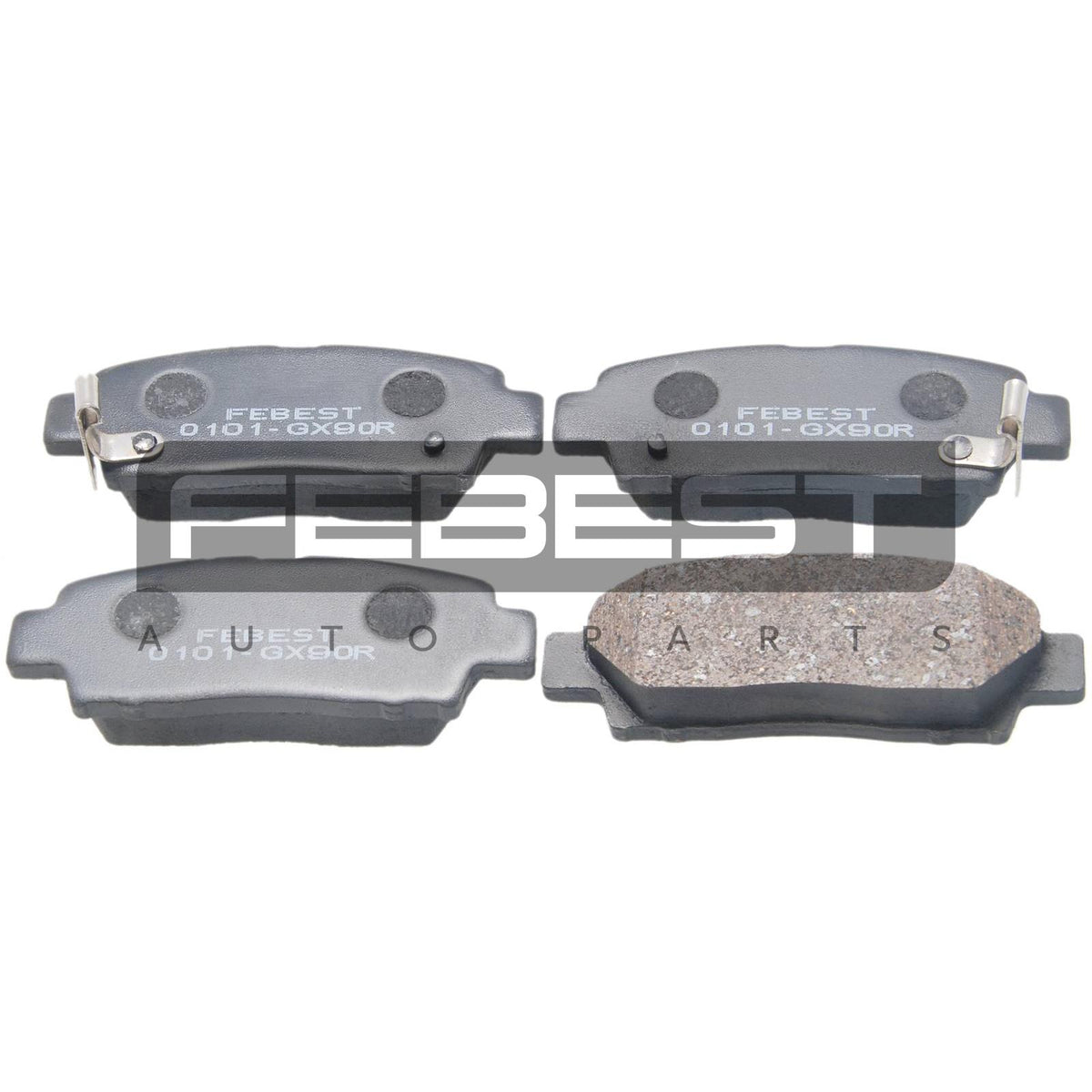 Pad kit, disc brake, rear - FEBEST