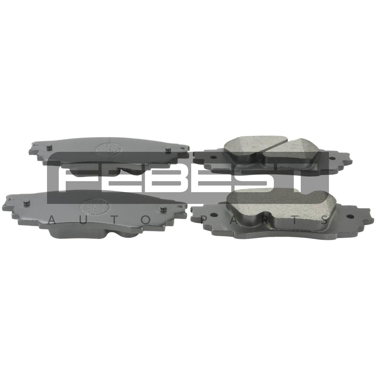 Pad kit, disc brake, rear - FEBEST
