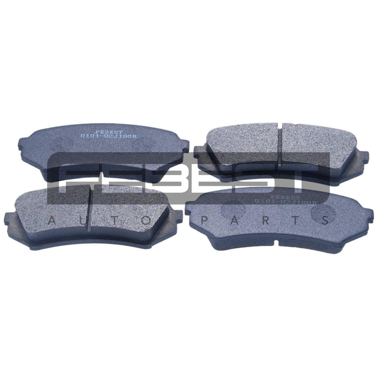 Pad kit, disc brake, rear - FEBEST