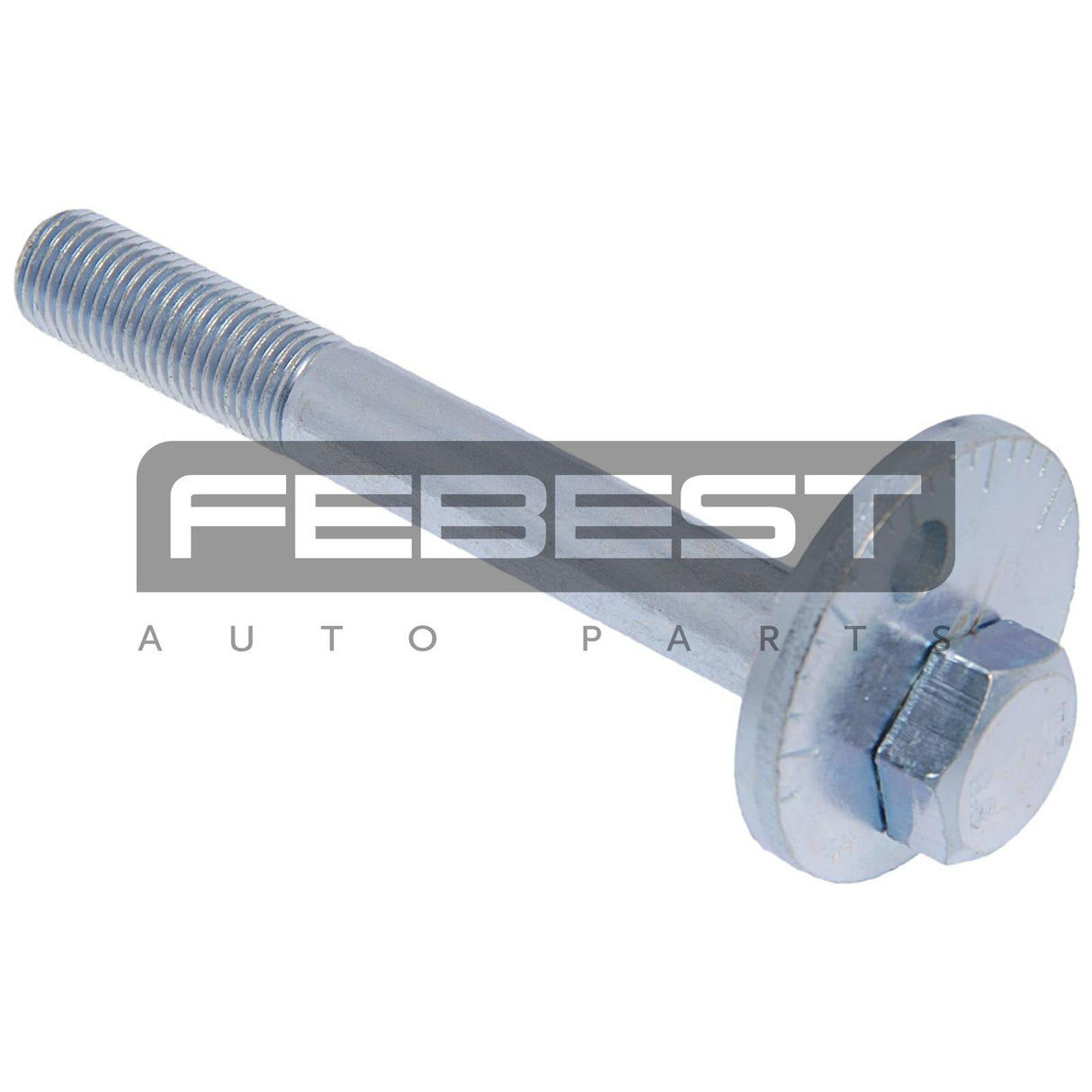 Camber adjusting eccentric bolt