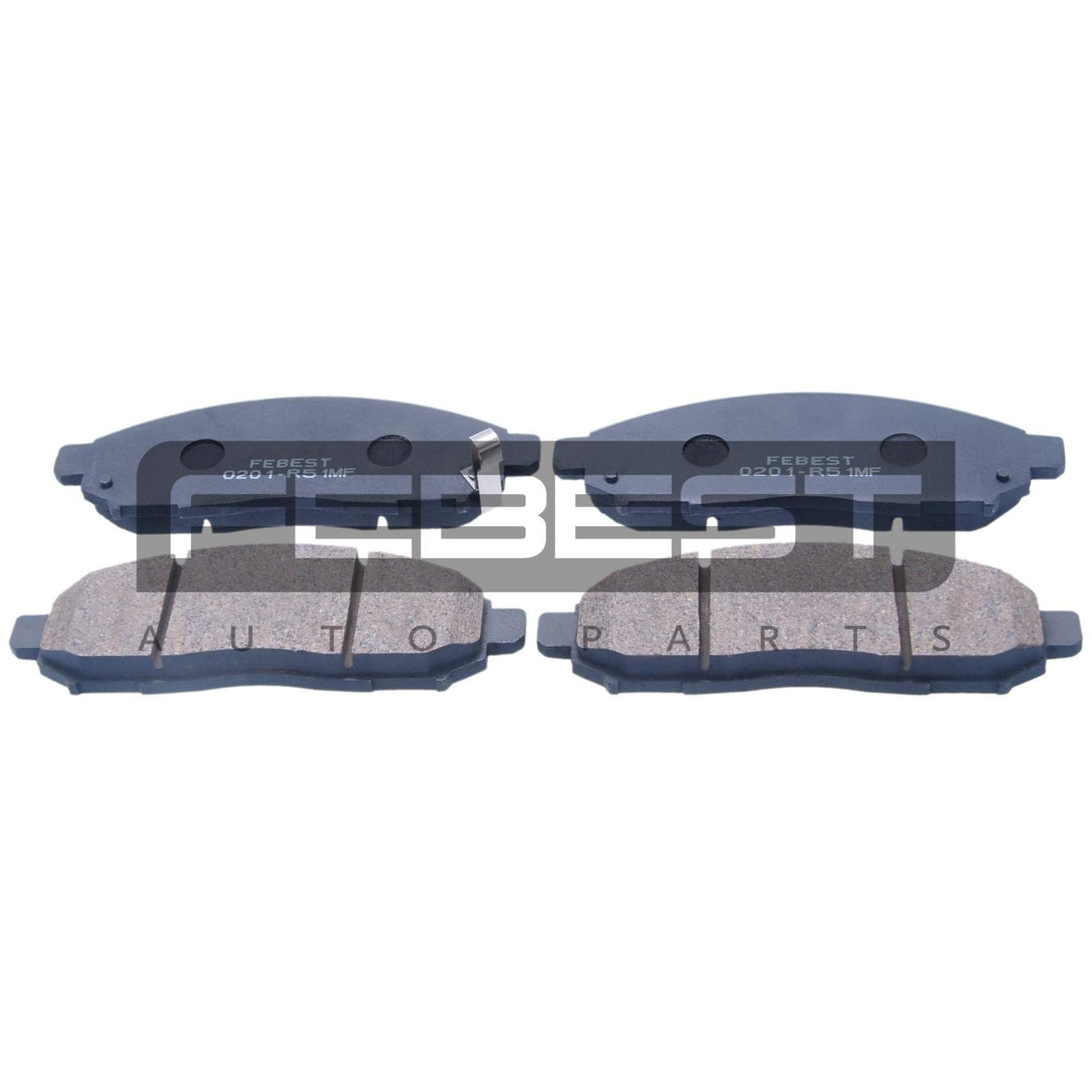 Pad kit, disc brake, front - FEBEST
