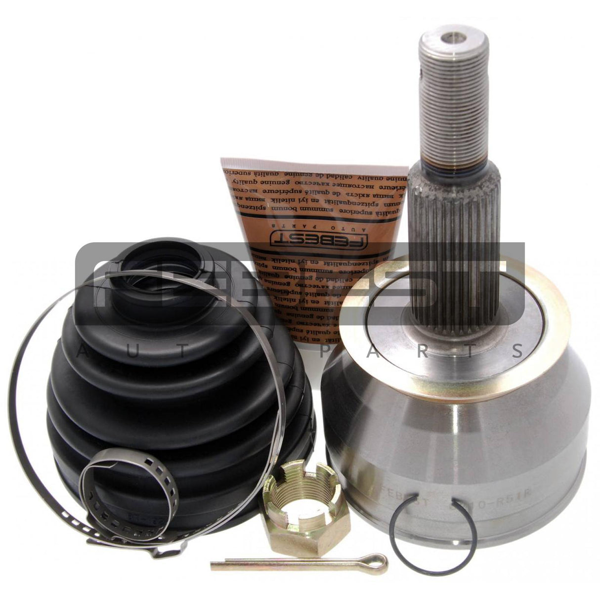 Outer cv joint rear