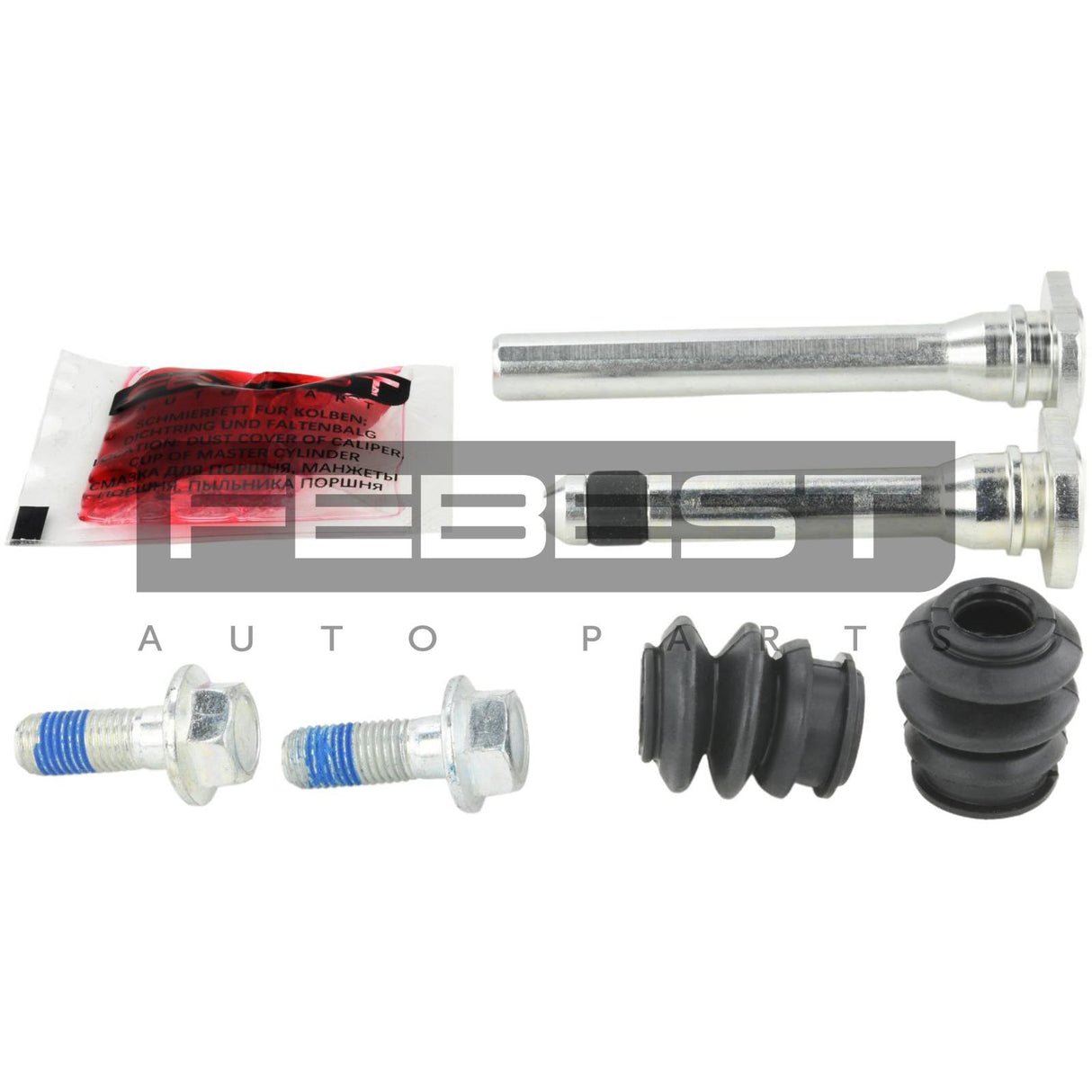 Front caliper slide pin kit