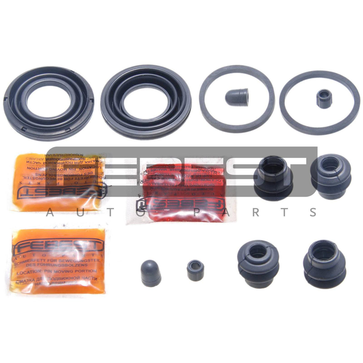 Rear brake caliper repair kit