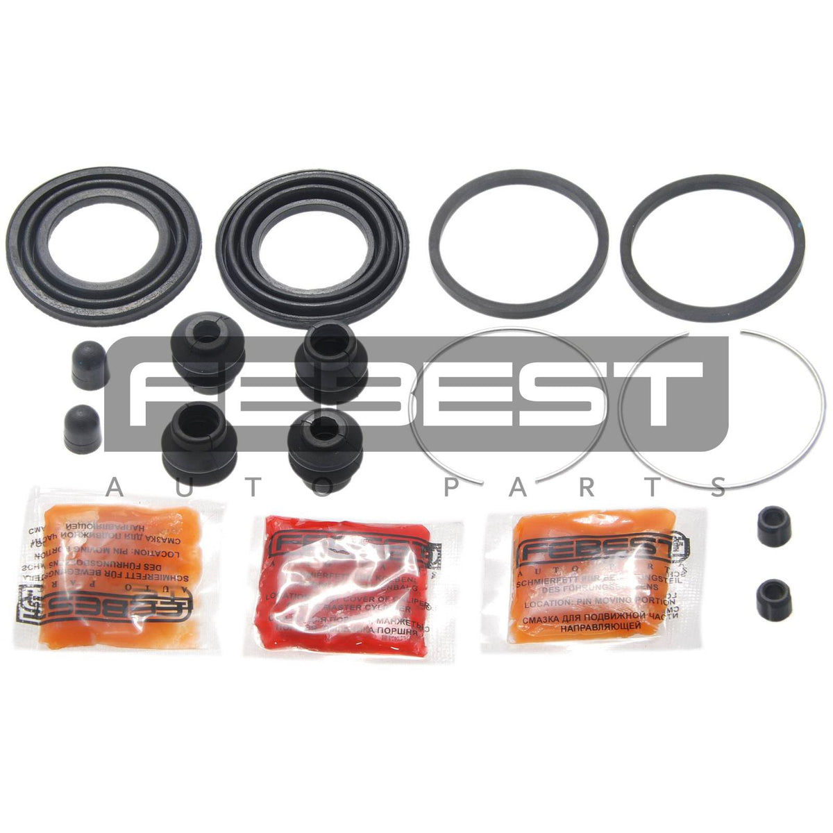 Rear brake caliper repair kit - FEBEST