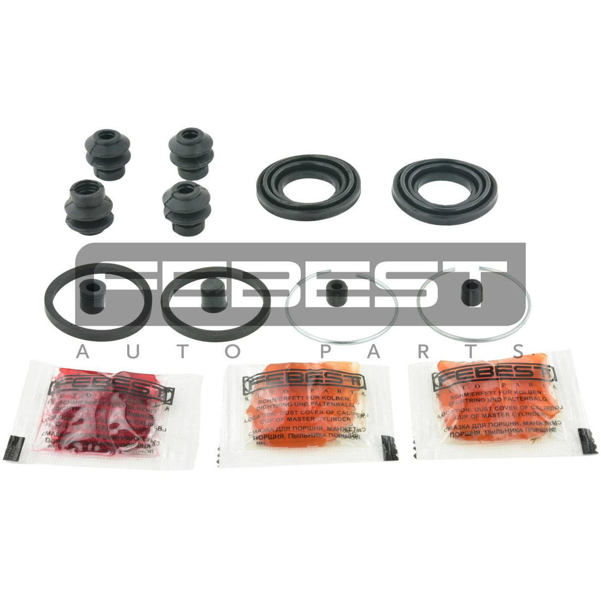 Rear brake caliper repair kit