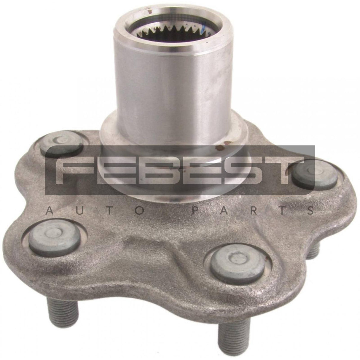 Rear wheel hub without bearing