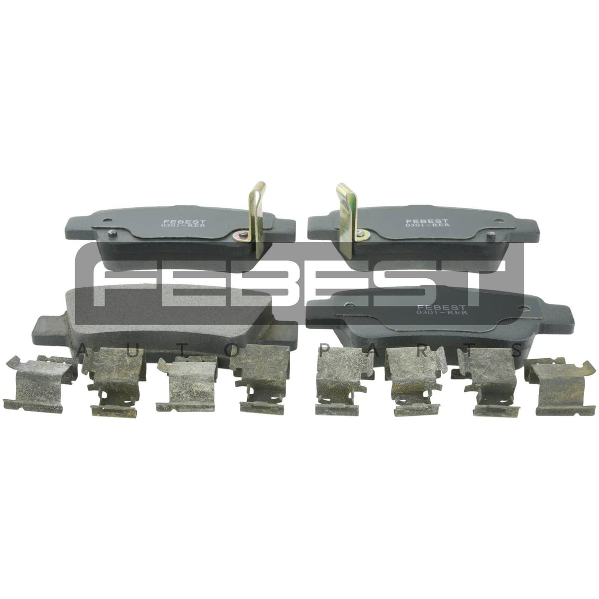 Pad kit, disc brake, rear - kit