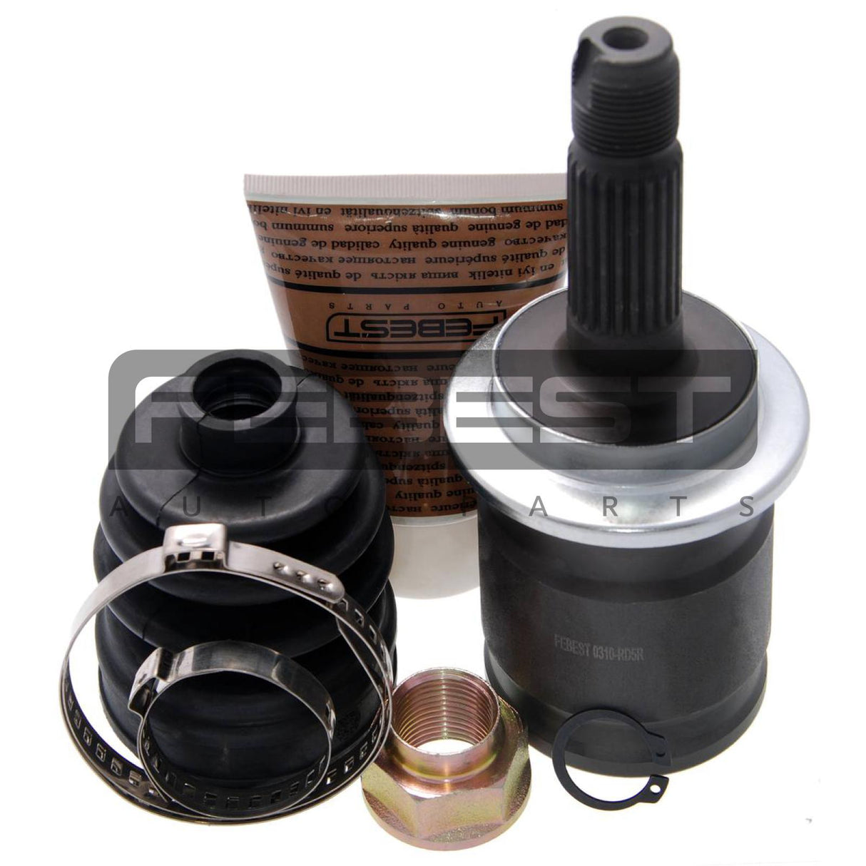 Outer cv joint rear