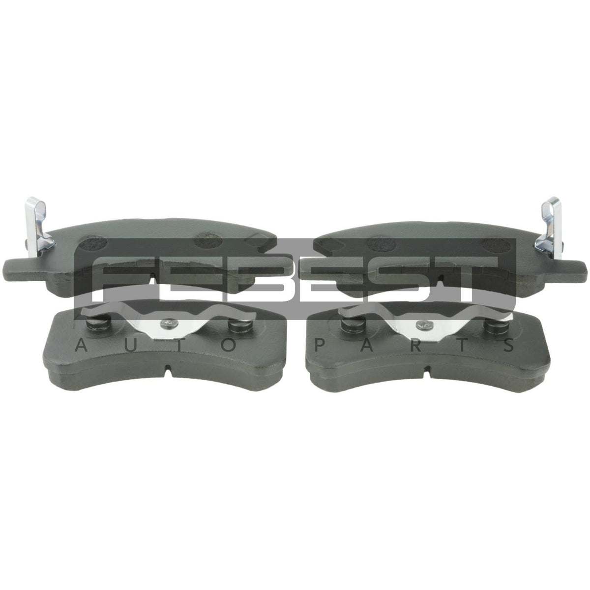 Pad kit, disc brake, front - FEBEST