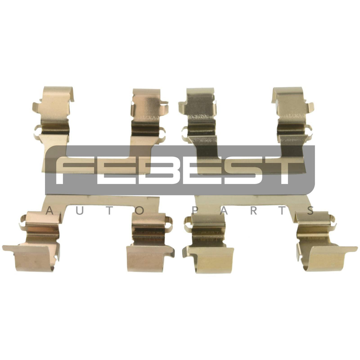 Disc brake clip set