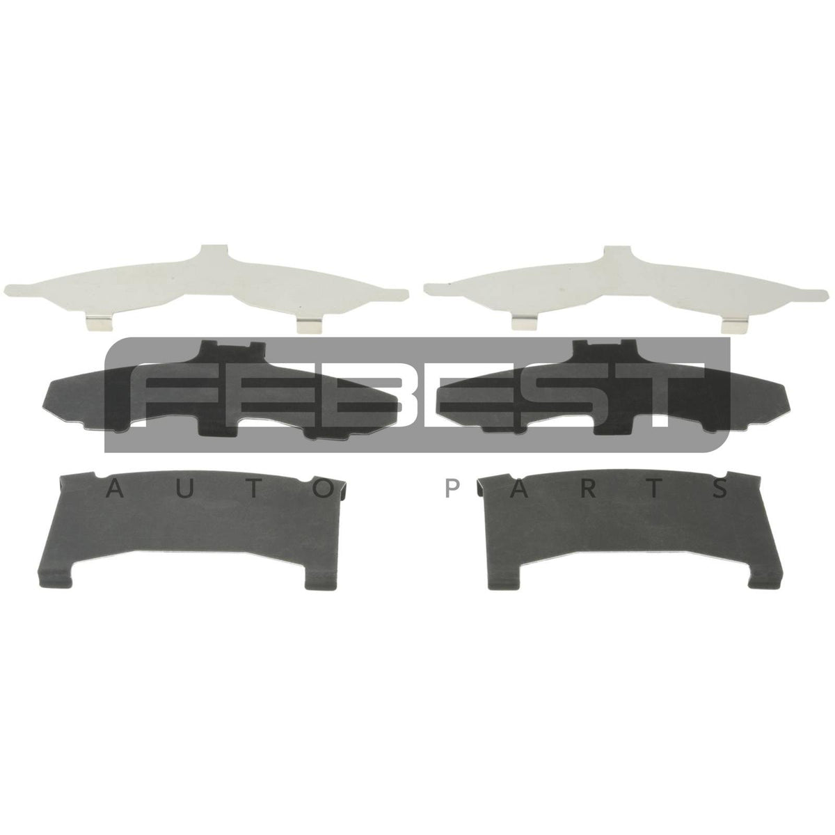 Disc brake clip set - FEBEST