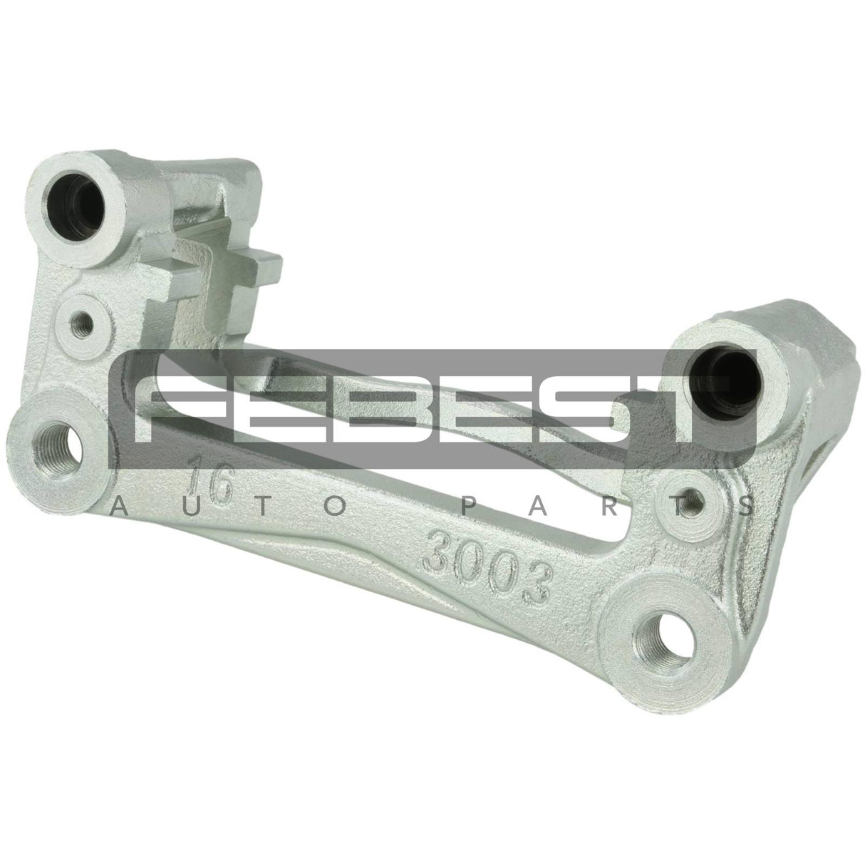 Rear brake caliper bracket carrier