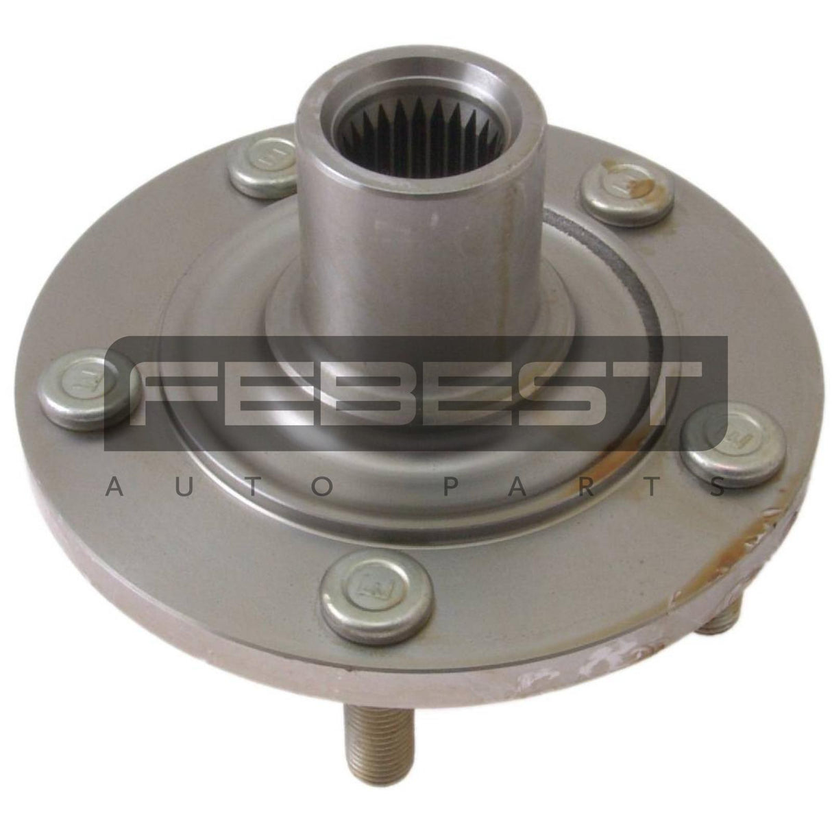 Rear wheel hub without bearing