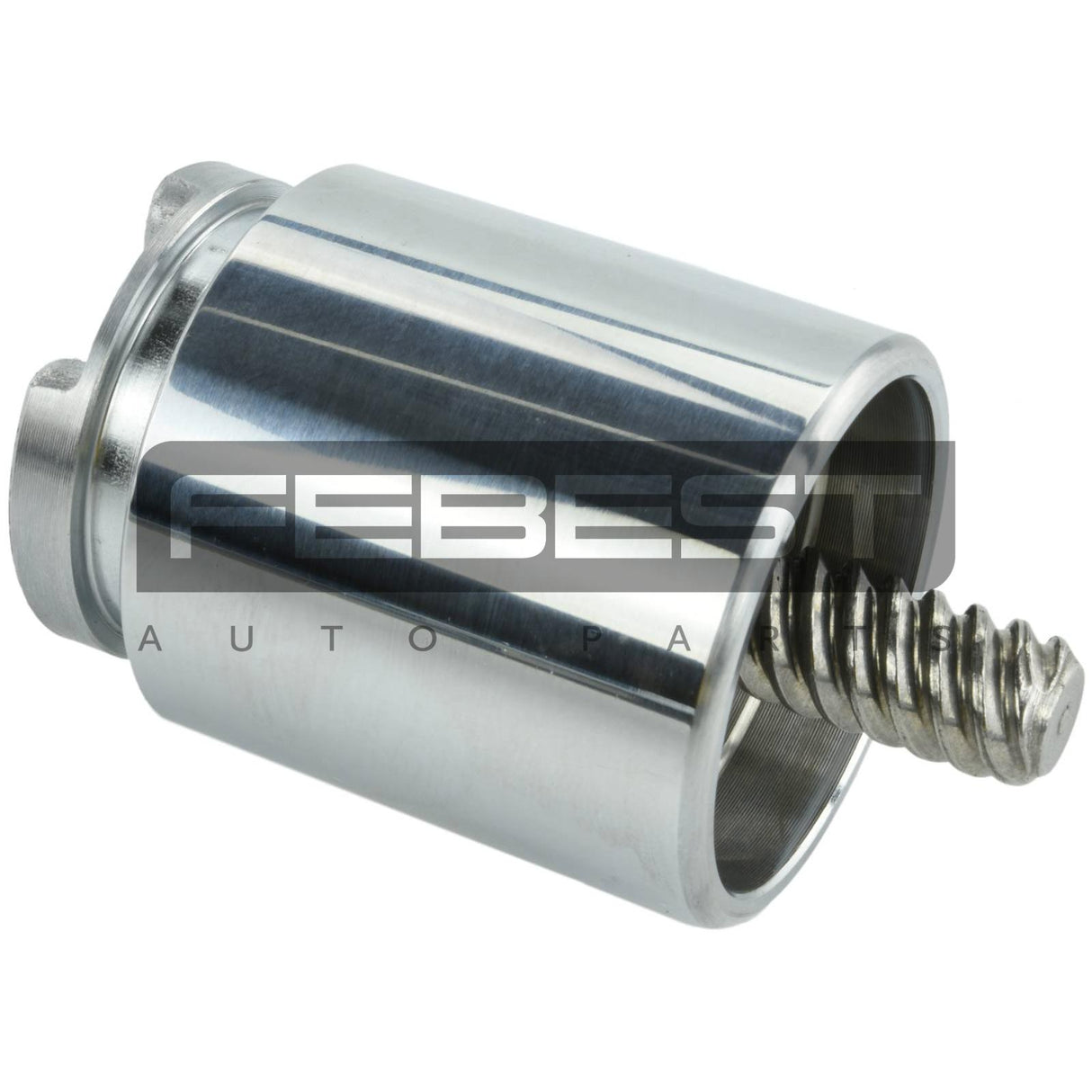 Rear caliper piston with mechanism