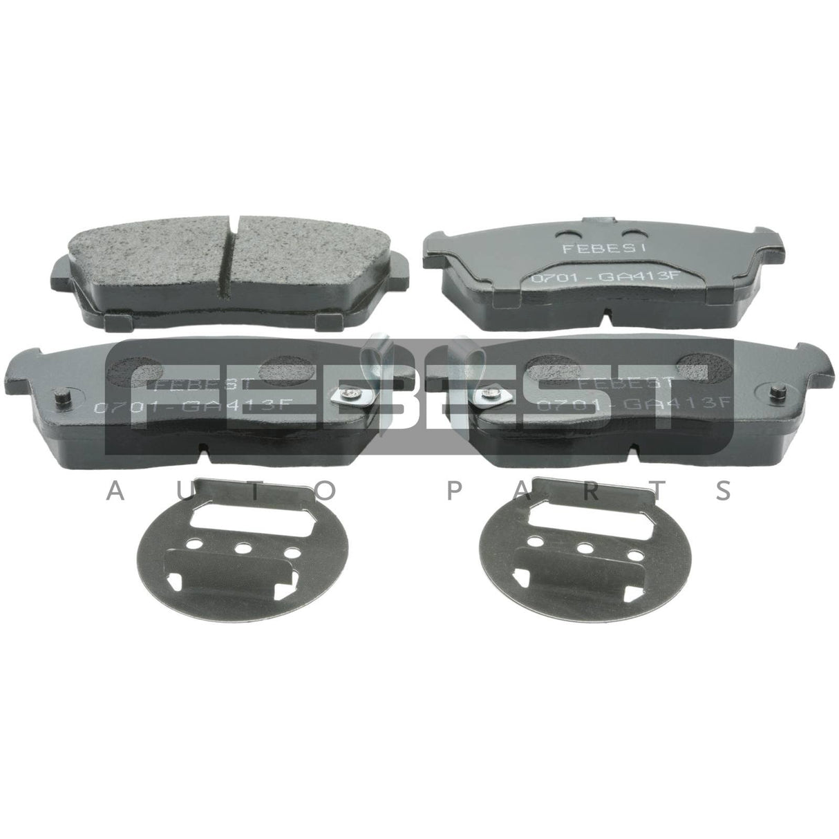 Pad kit, disc brake, front - kit