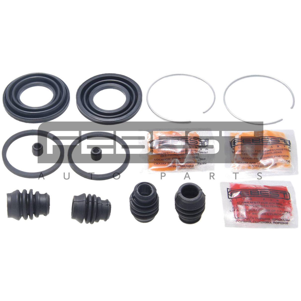 Rear brake caliper repair kit