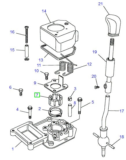 Bush Gear Change Pivot