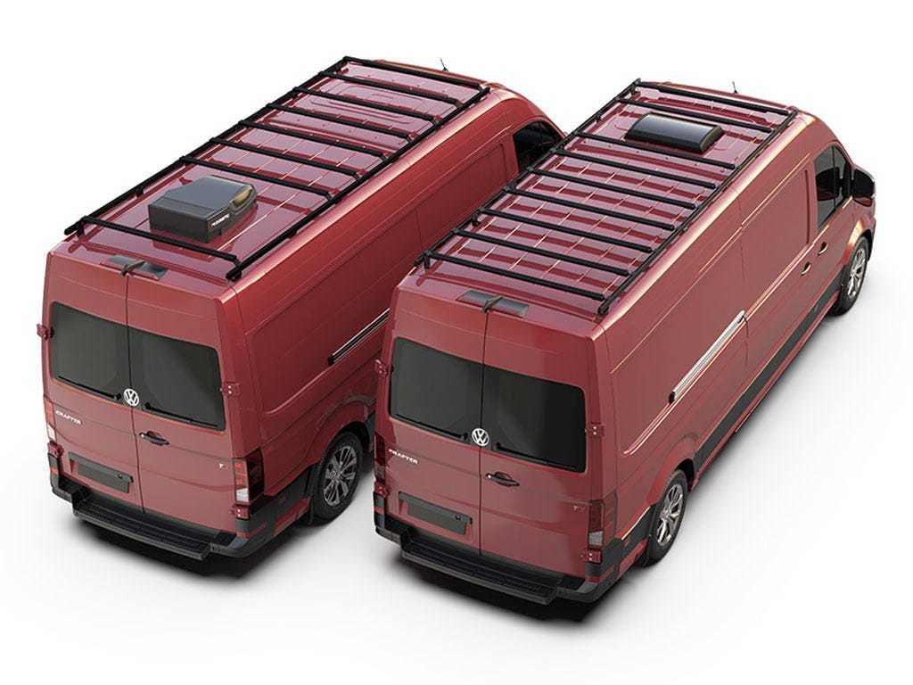 Volkswagen Crafter (L4H2/ LWB/Standard Roof) (2017-Current) Slimpro Roof Rack Kit
