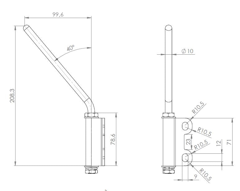 Arm - Mirror to Hinge - OEM