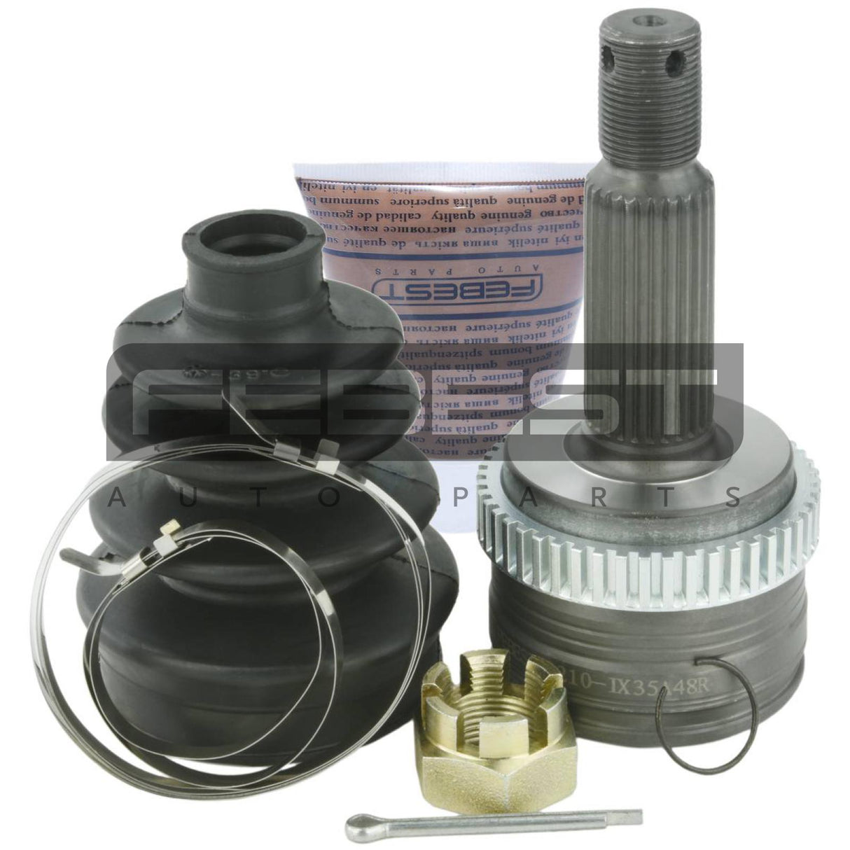 Outer cv joint rear