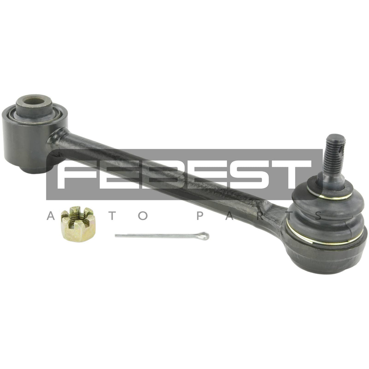 Rear transverse link with ball joint