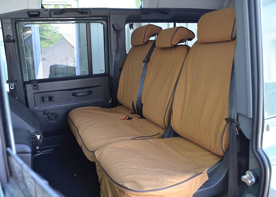 Canvas Seat Covers - 2dn Row - Sand