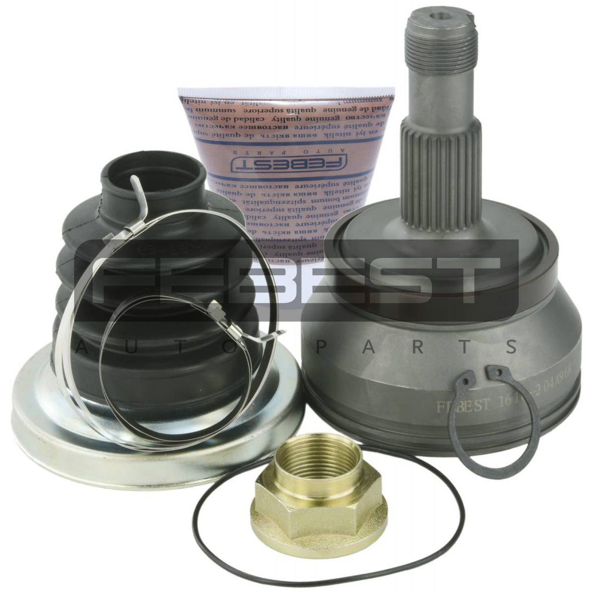 Outer cv joint rear