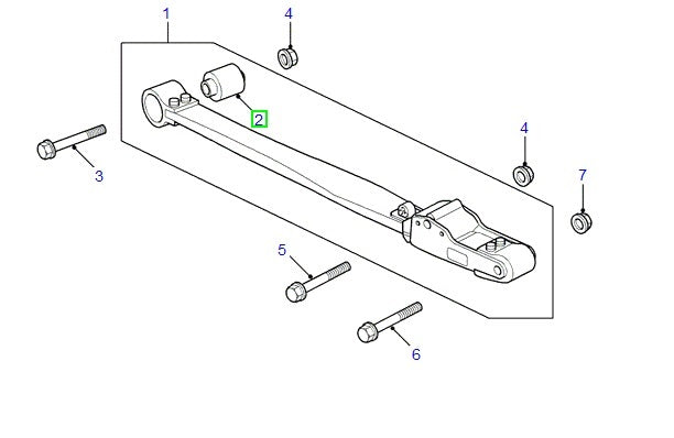 Bush Trailing Arm - Rear Suspension