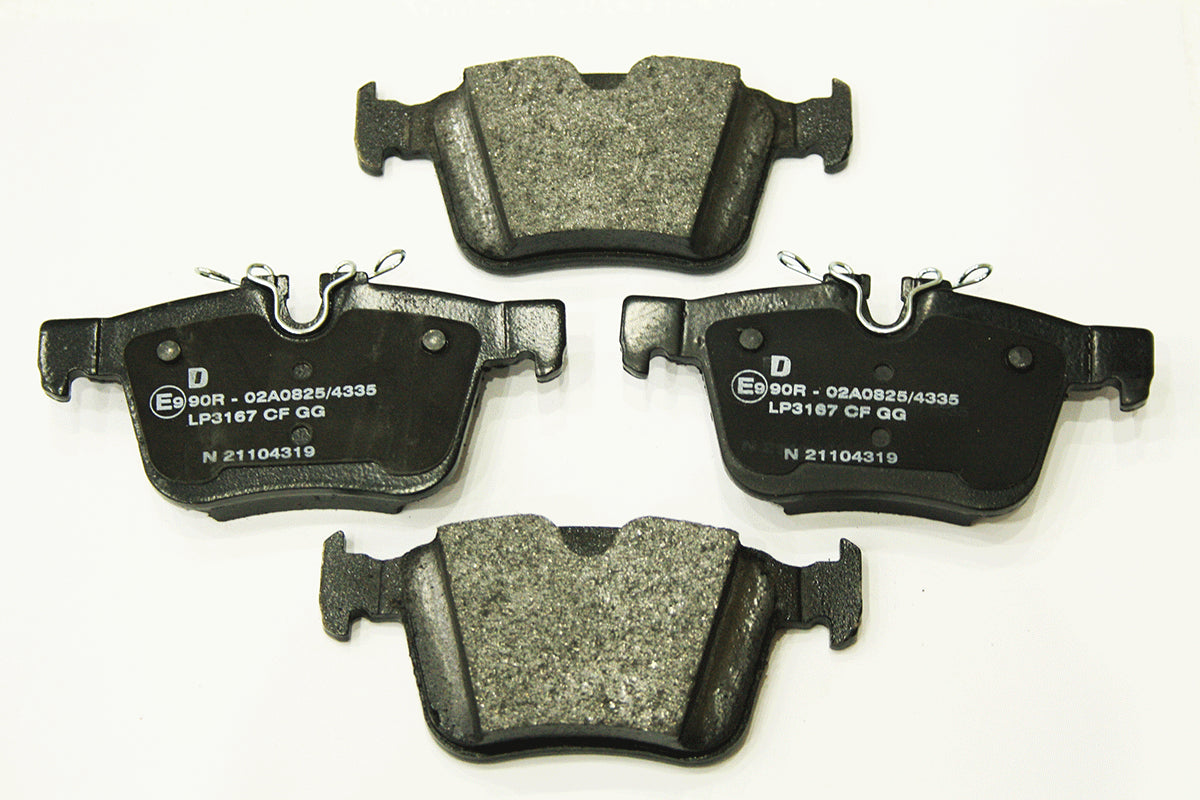 Rear brake Pads - With Springs