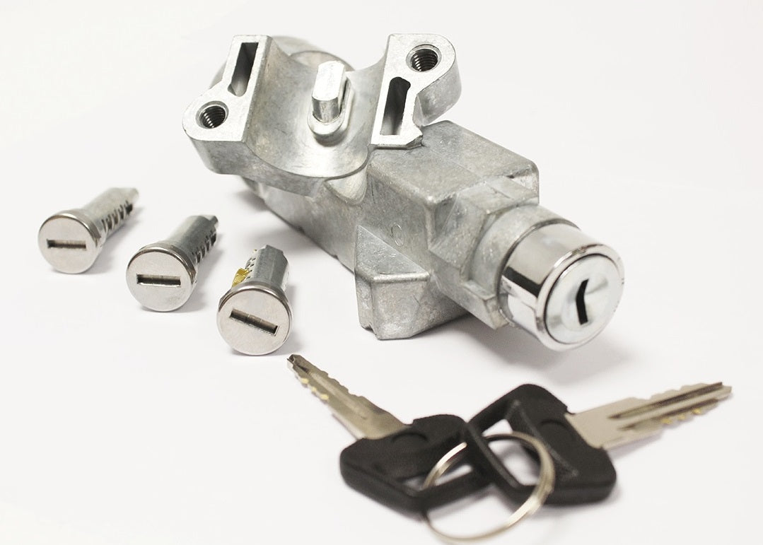 Ignition switch and cylinder lock - 3 Cylinders and 2 Keys - AG PARTS