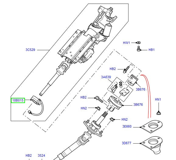 Sensor - steering ro