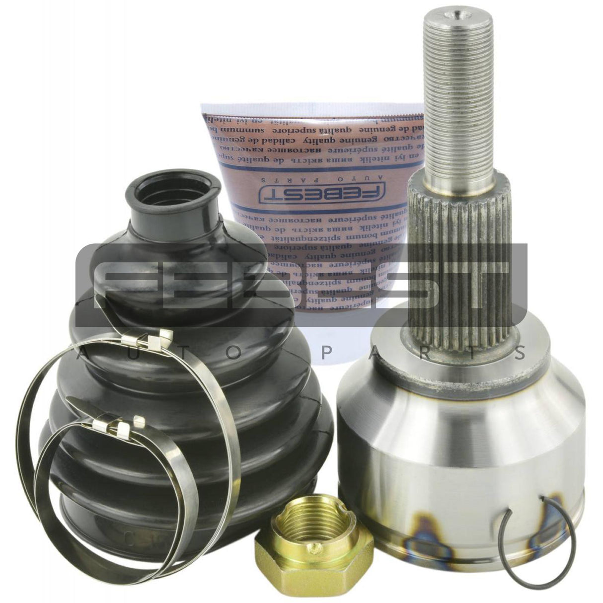 Outer cv joint rear