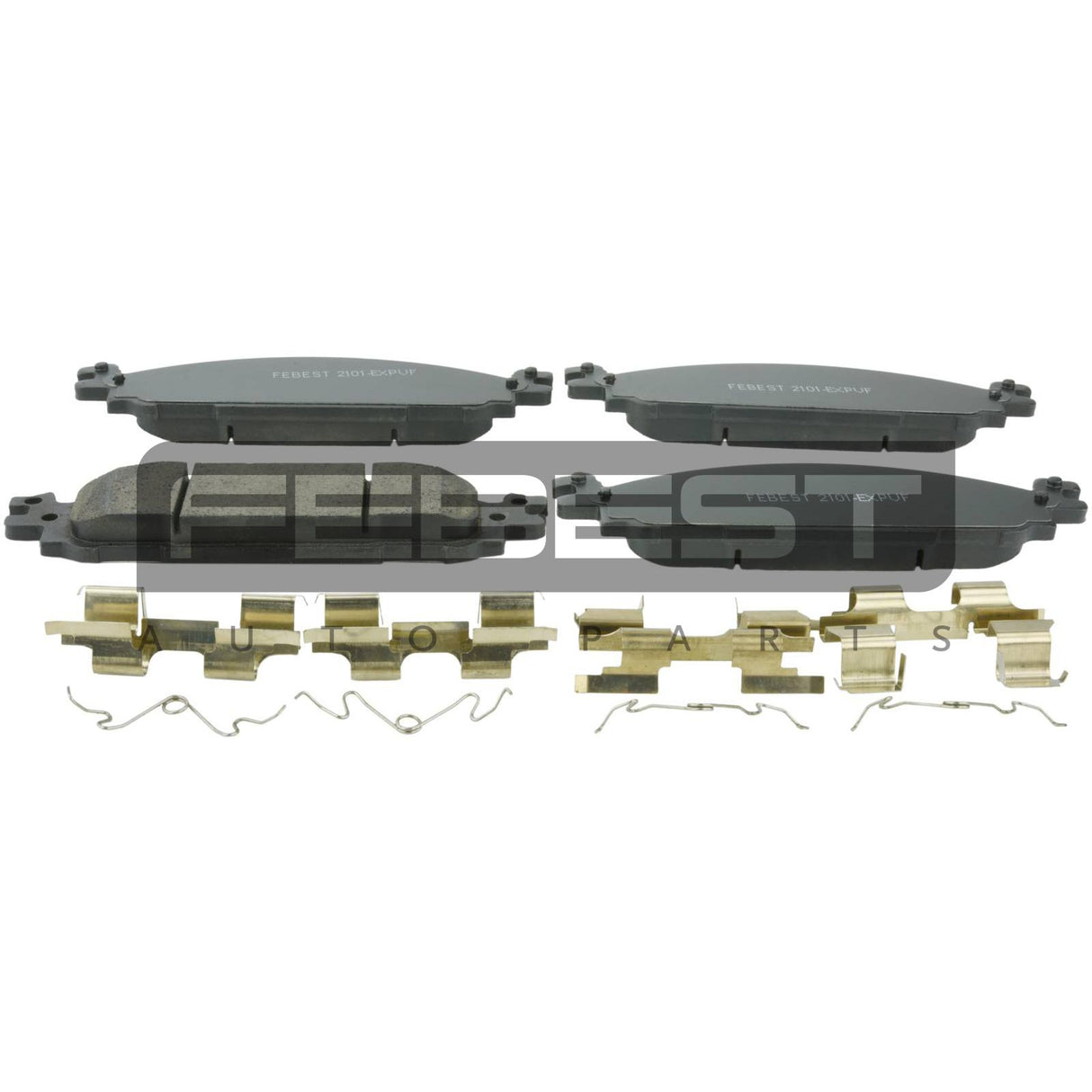 Pad kit, disc brake, front - kit