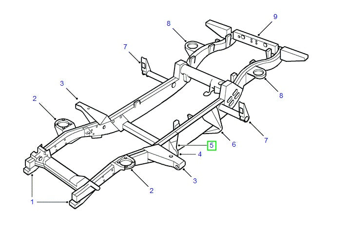 Front Radius Arm Bracket LH