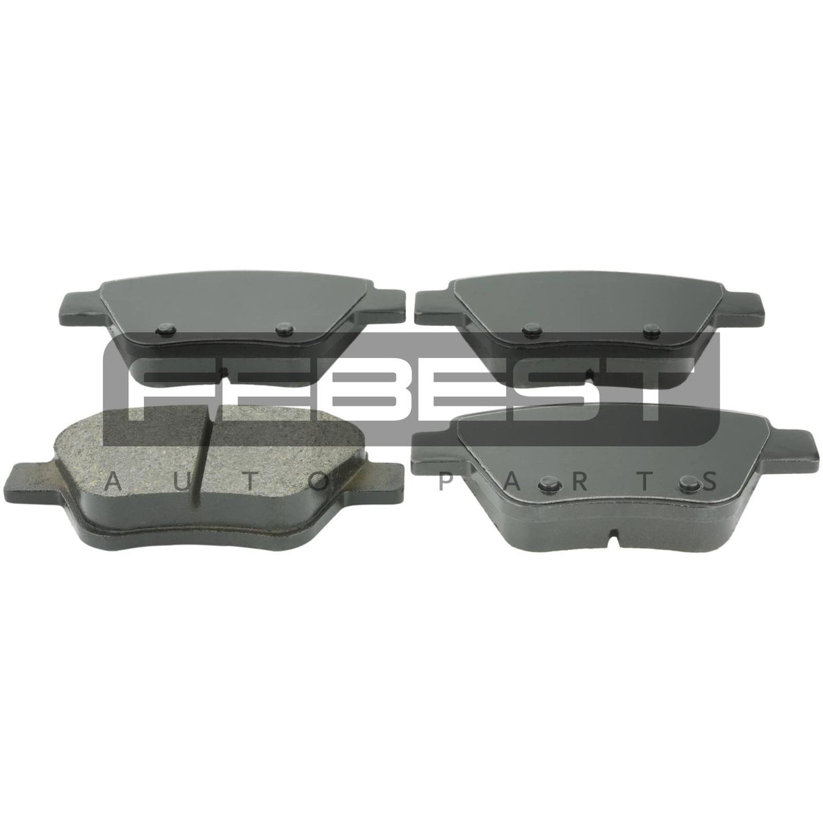 Pad kit, disc brake, rear - FEBEST