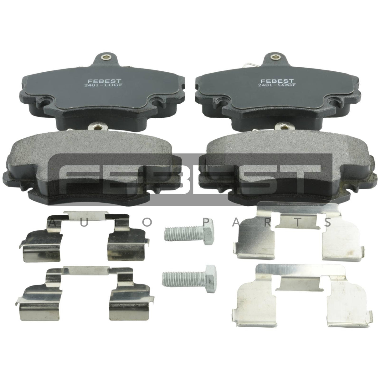 Pad kit, disc brake, front - kit