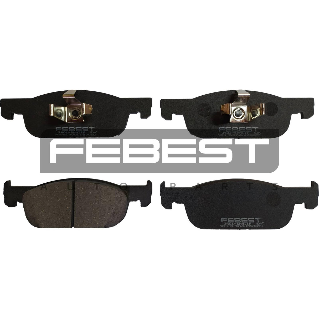 Pad kit, disc brake, front