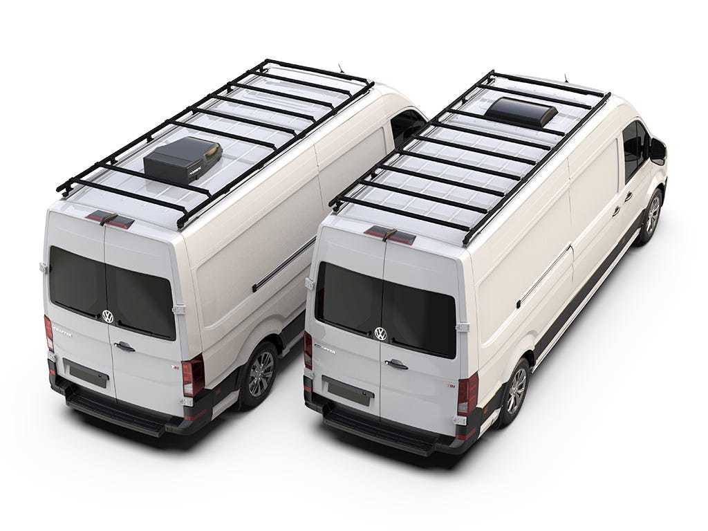 Volkswagen Crafter (L4 H2 / LWB / OEM Track) (2017- Current) Slimpro Roof Rack Kit