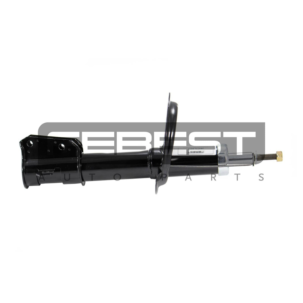 Front shock absorber, gas pressure