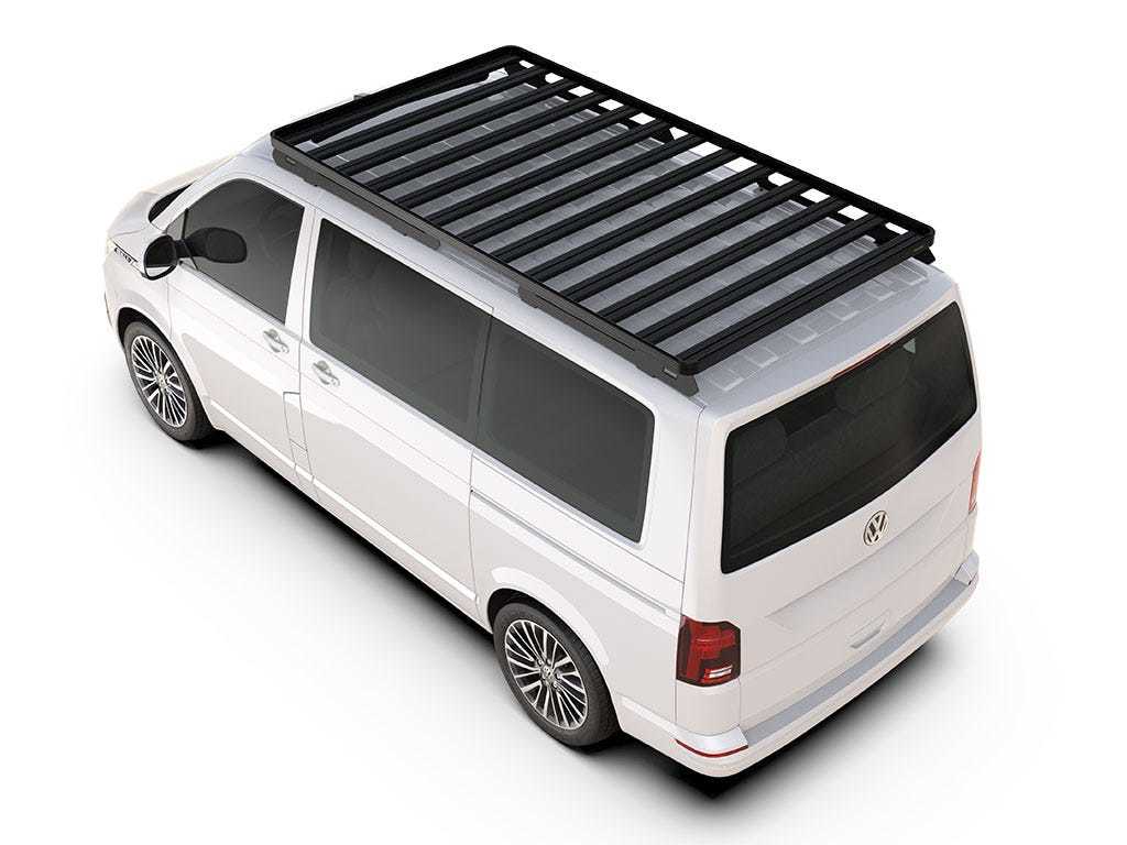 Volkswagen T6 / T6.1 Caravelle Transporter SWB (2015- Current) Slimline II Roof Rack Kit