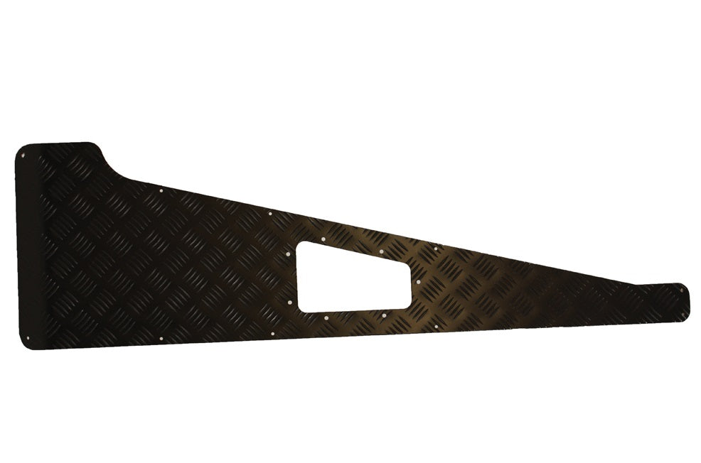 Fin reinforcement - 2mm - Black - Pair - AG PARTS