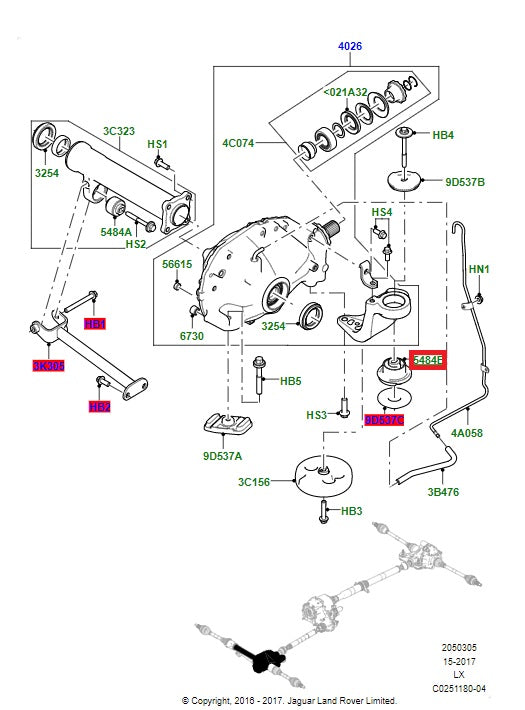 Differential Rubber Isolator