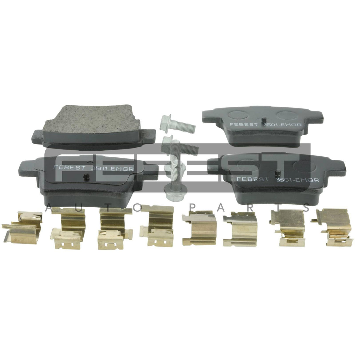 Pad kit, disc brake, rear - kit