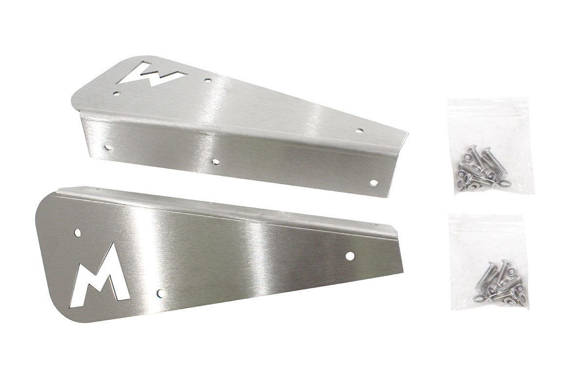 Terrafirma stainless steel mudflap brackets rear 90 (pair)