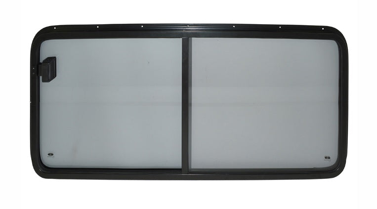 Deluxe Rear Sliding Windows Kit - Pair - Gray - ALLMAKES