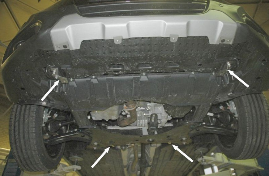 Engine bay and transmission case skid plate steel 2mm