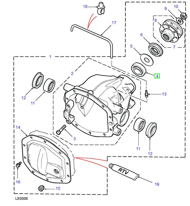 Taper Roller Bearing Diff
