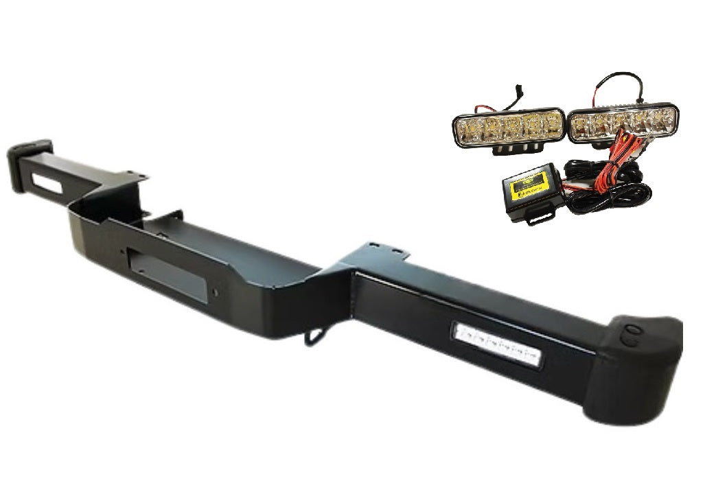 Bumper with Winch Mount - With Daytime Running Lights - AG PARTS